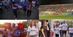 Así se vive el ambiente en el Estadio Emilio Williams de Choluteca para el Lobos vs Olimpia. FOTOS: Marvin Salgado