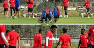 El Olimpia realizó su último entrenamiento previo al clásico ante Marathón, pero con la mala fortuna de perder uno de sus futbolistas por lesión.