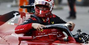 Charles Leclerc (Ferrari) logra la ‘pole’ en el GP de Azerbaiyán; le siguen Checo Pérez y Max Verstappen