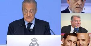 Florentino Pérez acusa a Tebas de adulterar la Liga y critica duramente a Barça y árbitros