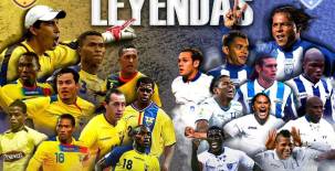 Honduras vs Ecuador se darán cita en octubre para disputar partido amistoso de leyendas en Estados Unidos
