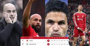 Arsenal tropieza tras la derrota del City y el equipo que sorprende en la cima: así queda la tabla de la Premier League