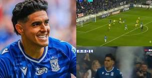 El hondureño utilizó un recurso poco común y anotó su octavo gol con el Lech Poznán en esta temporada