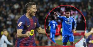 Lewandowski tuvo una gran noche para acercarse mucho a Kylian Mbappé.