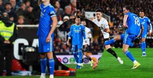 Real Madrid sale vivo de Mestalla y mete presión al Barcelona en la Liga Española; Mbappé marcó el suyo