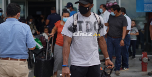 El capitán de la Selección de Honduras llegó a San Pedro Sula para incorporarse a la concentración.