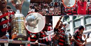 Copa Libertadores: los jugadores del Flamengo quebraron el trofeo, saqueos y heridos en la celebración que se realizó en Río de Janeiro.