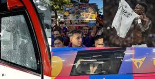 Hechos lamentables: así se vivieron las llegadas del Barcelona y Real Madrid al Camp Nou para el clásico que define el título