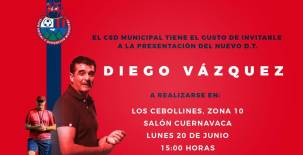 El entrenador argentino Diego Vázquez será presentado el próximo lunes en Guatemala.
