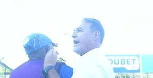 La Tota Medina pierde el control y en pleno partido se pelea con aficionado de Marathón: Vos quién sos....