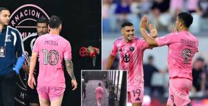 Messi pidió el cambio en el segundo tiempo y se fue directamente a los camerinos en el triunfo de su equipo.