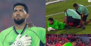 El portero de Panamá sufrió un dolor en pleno partido amistoso entre Panamá contra República Dominicana.