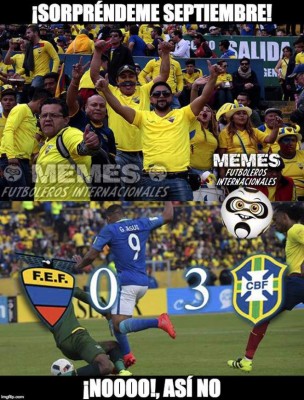 Los mejores memes que dejó la fecha siete de las eliminatorias de la Conmebol