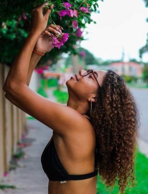 Modelo ceibeña Gabriela Mejía, revela el nombre del futbolista considerado como 'su amor platónico'