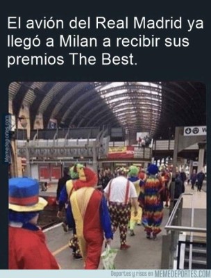 Los otros memes que no has visto de los Premios The Best donde destrozan a Messi