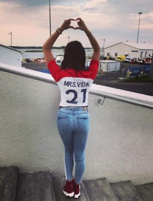 Así es Ivana Vida, la sensual modelo y amuleto de la suerte de Domagoj en Rusia 2018