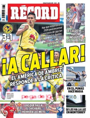 Las portadas de los diarios deportivos más importantes en el mundo