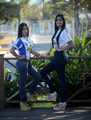Conocé a Iris y Jacssiel, las bellas chicas que calientan el clásico ceibeño