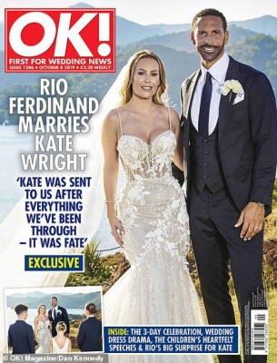 Kate Wright deslumbra en su espectacular boda en Turquía con Río Ferdinand