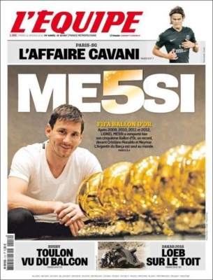 Las portadas del mundo deportivo se rinden a Lío Messi