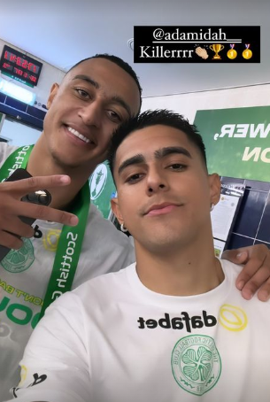 Así festejó Luis Palma el doblete del Celtic en su primer año en Escocia: ¡le puso ambiente al vestidor!