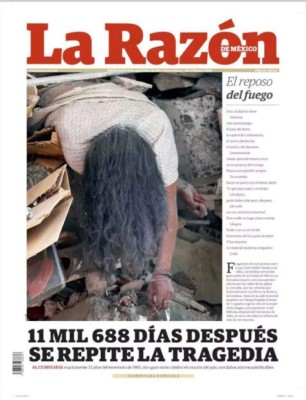 Las portadas de los diarios luego del terror vivido en México