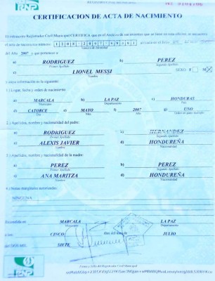 Honduras: Lionel Messi también vive en Marcala, La Paz