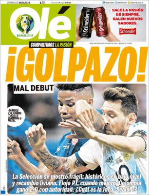 Las portadas en Argentina no perdonan a Messi: 'Lo mismo de siempre'