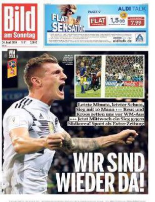 Las portadas por el mundo: La crisis de Argentina en el Mundial y el milagro alemán