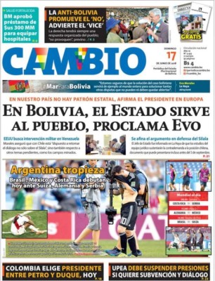 Portadas: Destrozan a la Argentina de Messi por su debut ante Islandia