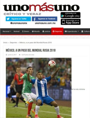 Así amaneció prensa mexicana luego de triunfo ante Honduras en el Azteca