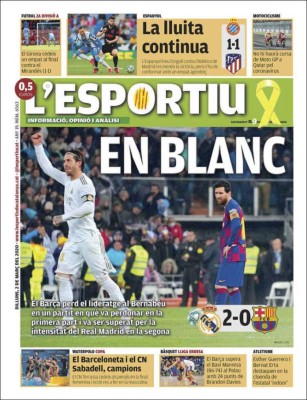 Así vienen las portadas por el mundo tras el triunfo del Real Madrid en el clásico