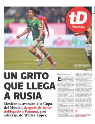 PORTADAS: Llanto en Panamá, júbilo en México, Costa Rica y Honduras
