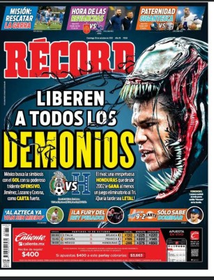 'El Tri va a sufrir y ya juegan sin miedo': Así calienta la prensa de México el duelo contra Honduras ¿Otro Aztecazo?&nbsp;&nbsp;&nbsp;