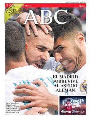 Las portadas sobre el pase a la final del Real: Así, así, así se clasifica el Madrid