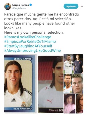 ¡Muerto de risa! Sergio Ramos revienta las redes con sus parecidos más famosos
