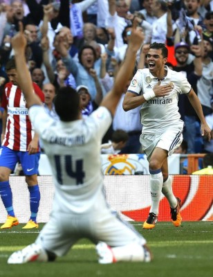 Las imágenes más curiosas que no viste por la tv tras el Real Madrid-Atlético