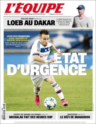 Las portadas más importantes de los diarios deportivos en el mundo