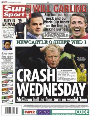 Las portadas más importantes de los periódicos deportivos en el mundo