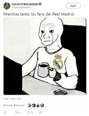 Los otros memes que terminan de 'liquidar' al Real Madrid tras la eliminación en Champions League