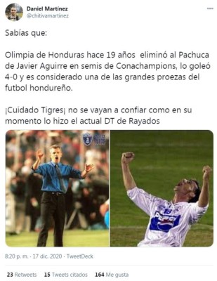 Lo que se dice en redes sobre el Tigres-Olimpia: 'Troglio, hacenos el favor... Con todo esta noche”