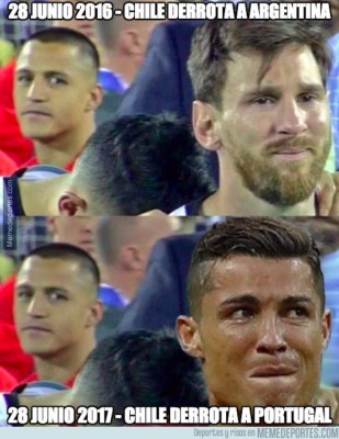 ¡NO LO PERDONAN! Los memes que atacan a Cristiano por quedar eliminado ante Chile