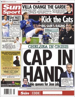 Las portadas deportivas de este lunes 02 de noviembre en el mundo