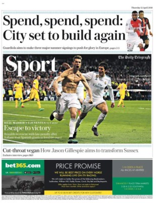 ¡Así amanecen las portadas luego de la polémica clasificación del Real Madrid!