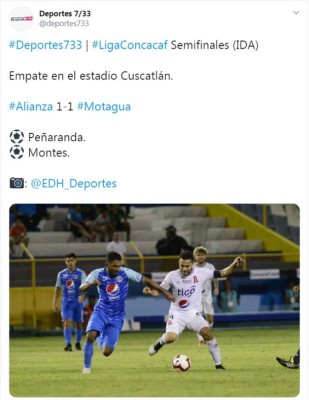 ¡Tras el empate! Esto dicen los medios internacionales del juego entre Alianza y Motagua