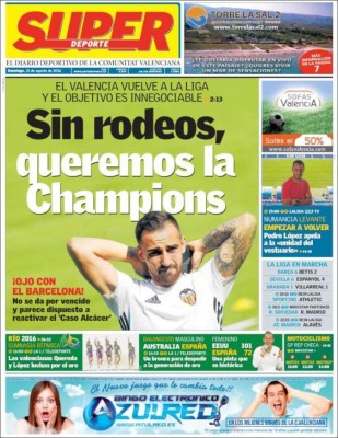 PORTADAS: Lo que el mundo amaneció diciendo este domingo 21 de agosto