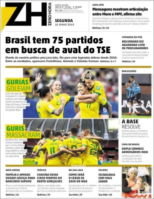 Las portadas de Brasil sobre la goleada a Honduras: 'Masacre'