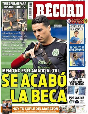 Las portadas de principales diarios deportivos del mundo para hoy viernes