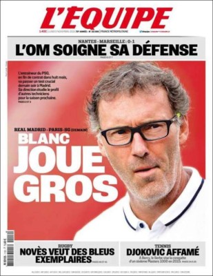 Las portadas deportivas de este lunes 02 de noviembre en el mundo