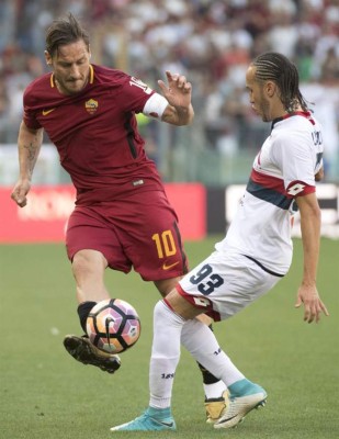 ¡Las lágrimas de Francesco Totti luego de decirle adiós a la Roma!